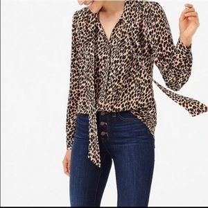 JCrew Tie Bow Blouse